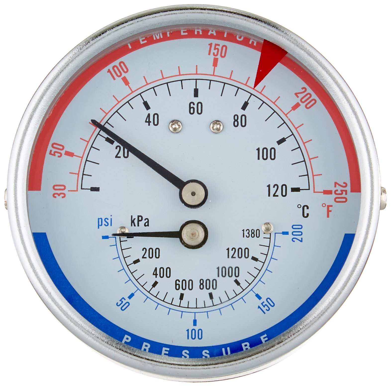 Trerice PTC14605 Rear Stem Tridicator, 1/2