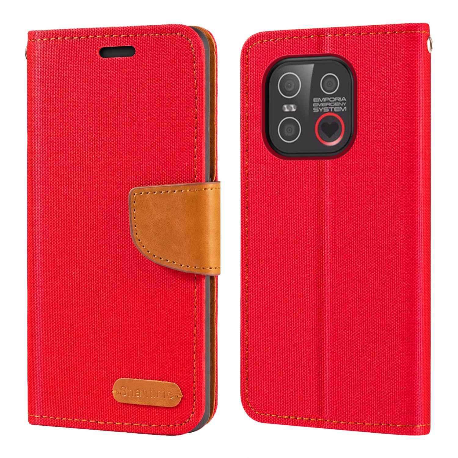 Custodia Smartphone Custodia A Libro Per Emporia Smart 6 Lite - Per Carte E Supporto Cover Con Tasche - Foto 7