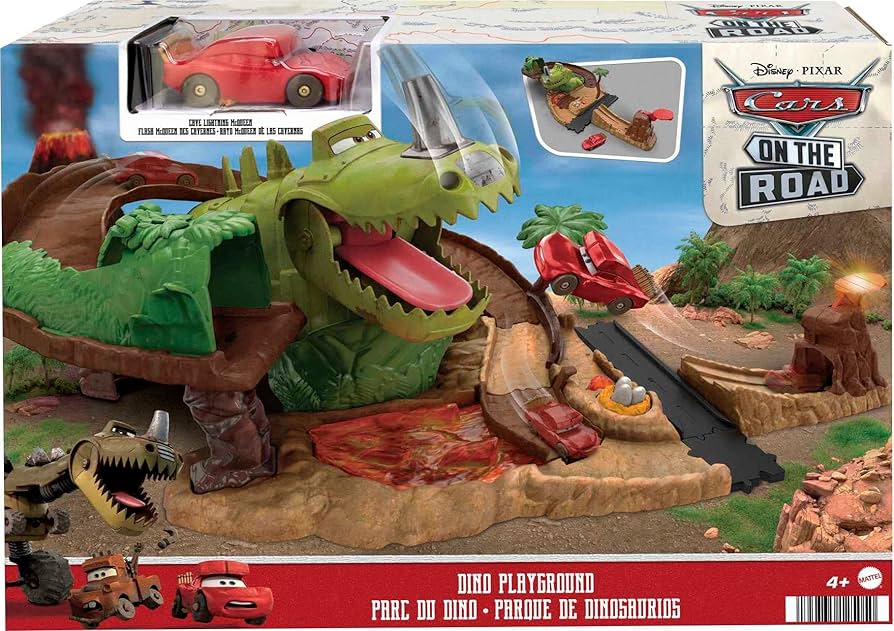 カーズ Cars on the road ディノプレイグラウンド ディズニー Disney and Pixar Cars on the Road Dino Playground Playset