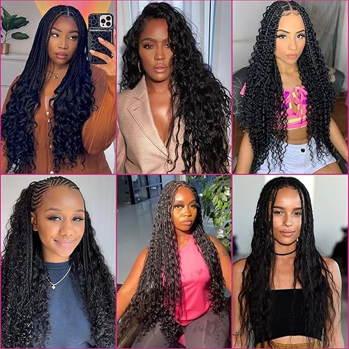 Miniatura 7 de Extensiones de cabello humano virgen brasileño 100% sin procesar para trenzar de 18 pulgadas, 1 paquete, 1.76 onzas, color negro natural