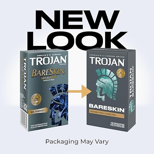 Miniatura 2 de Trojan Bareskin - Preservativos lubricados delgados prémium 24 unidades