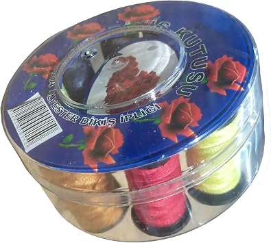 Promotional Sewing Set, 48 Pieces, Scissors, Needle, Thread, Tape Cloth and Sewing Supplies (Green)