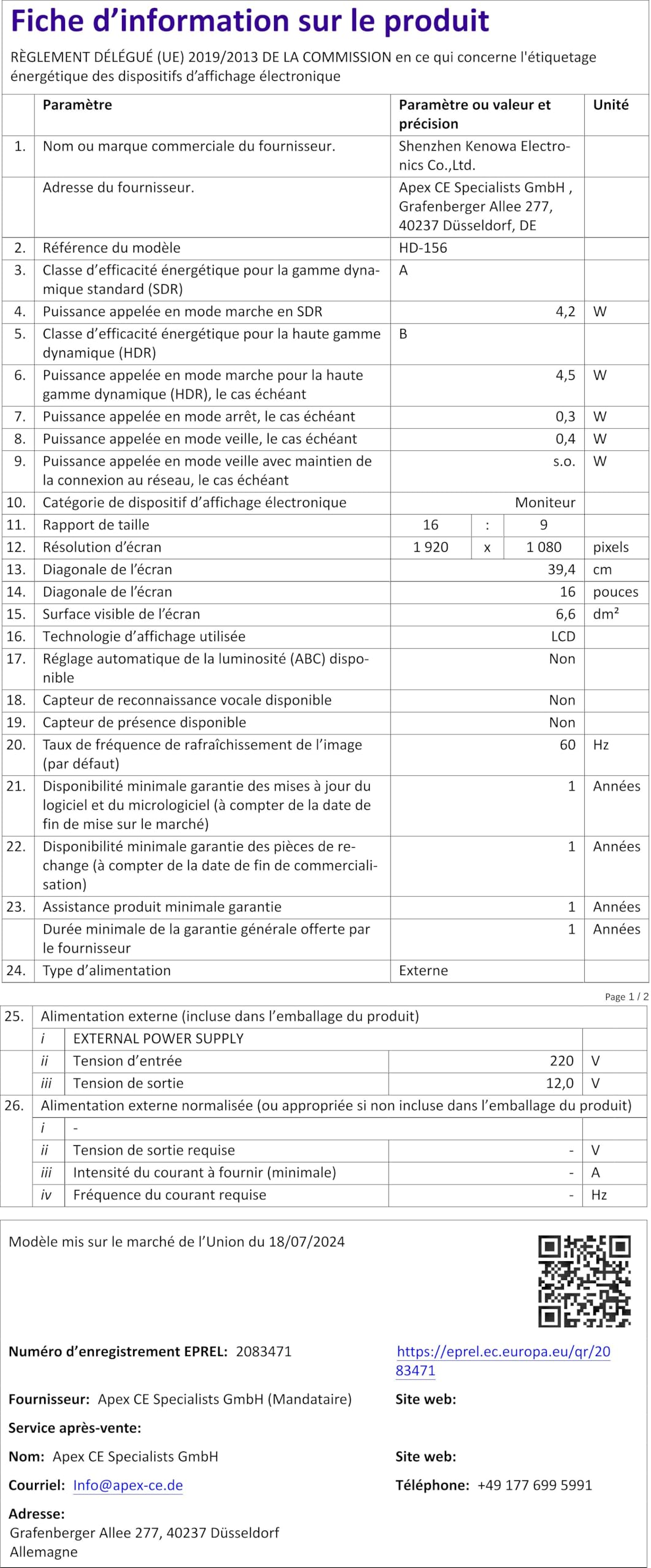 Écran LCD Moniteur 10,1 Pouces IPS 1280x800, Entrées HDMI VGA AV, Pour Vue Arrière Ou Affichage Vidéo