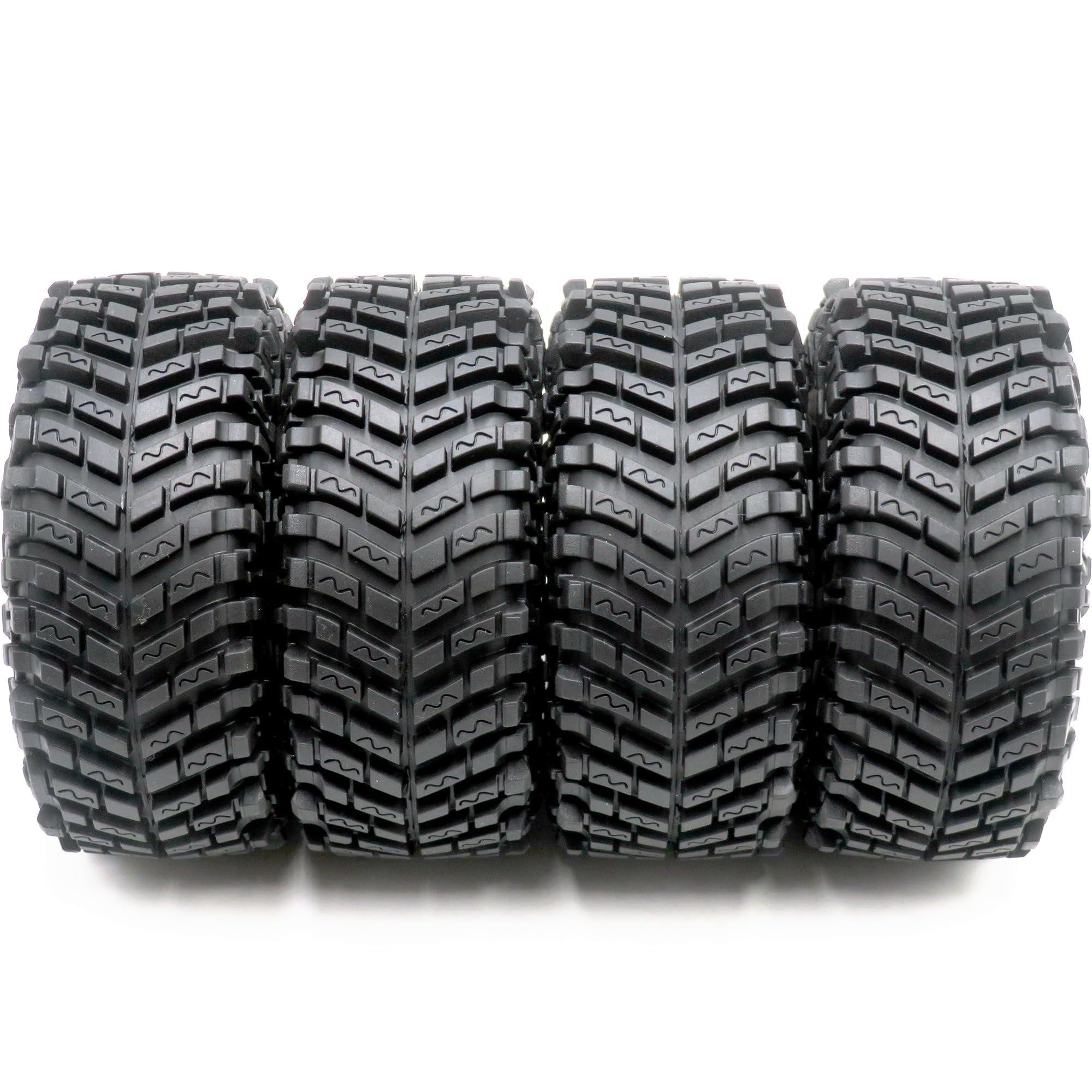HOBBYSOUL 4 unids RC 2.2 neumáticos de Todo Terreno Super Grip pegajoso Barro Oruga Baja Claw neumáticos 127mm/5.0inch Ajuste para 2.2 Beadlock llanta de Rueda