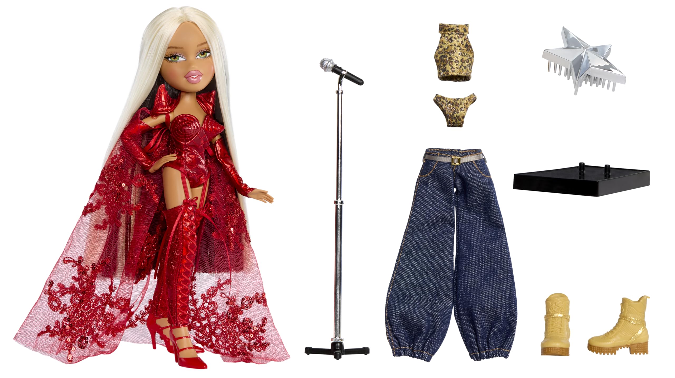 Bratz x Lola Índigo - Muñeca con Dos Outfits y Accesorios inspirados en la Gira y Nuevo Disco Nave Dragón - para Fans y coleccionistas