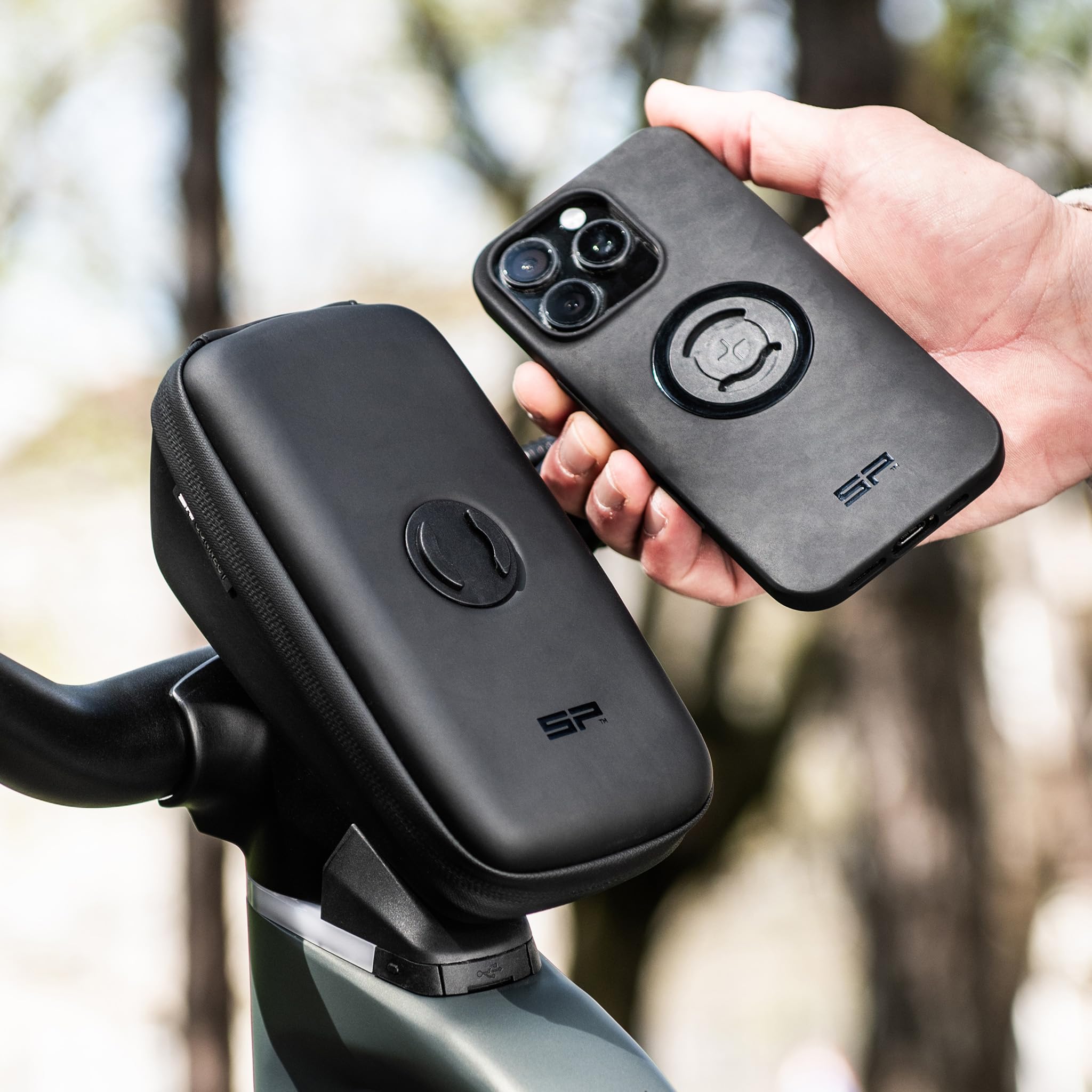SP CONNECT Wedge Case Set (Mag-Align) SPC+ | Wetterfester Fahrradkoffer
