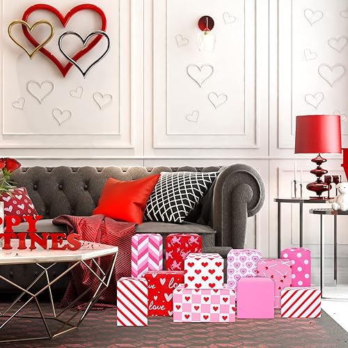 Miniatura 6 de Whaline 100 hojas de papel de seda para el día de San Valentín diseño de Cupido papel de regalo de 10 diseños papel de arte dulce para boda