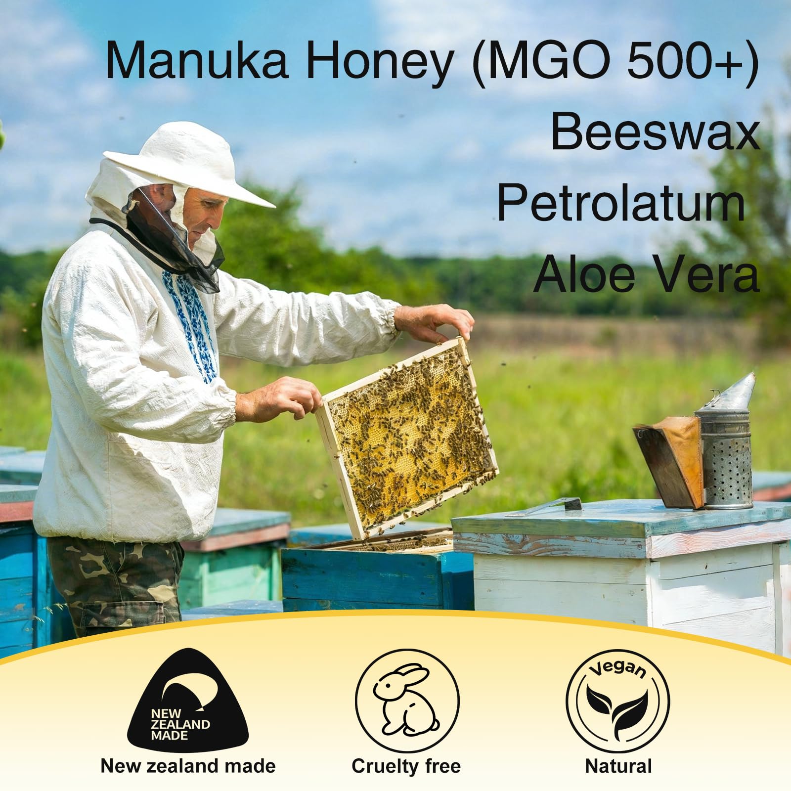 Manuka Honey for Wounds, Speed up Healing for Cuts, Surgical Wounds, Scars, Foot Ulcers, Infection, Burns, Non-Sticky, Easy to Apply, 40g — Amazon image 6