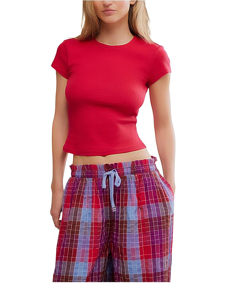 Free People Wait A Minute Baby Tee - Main View