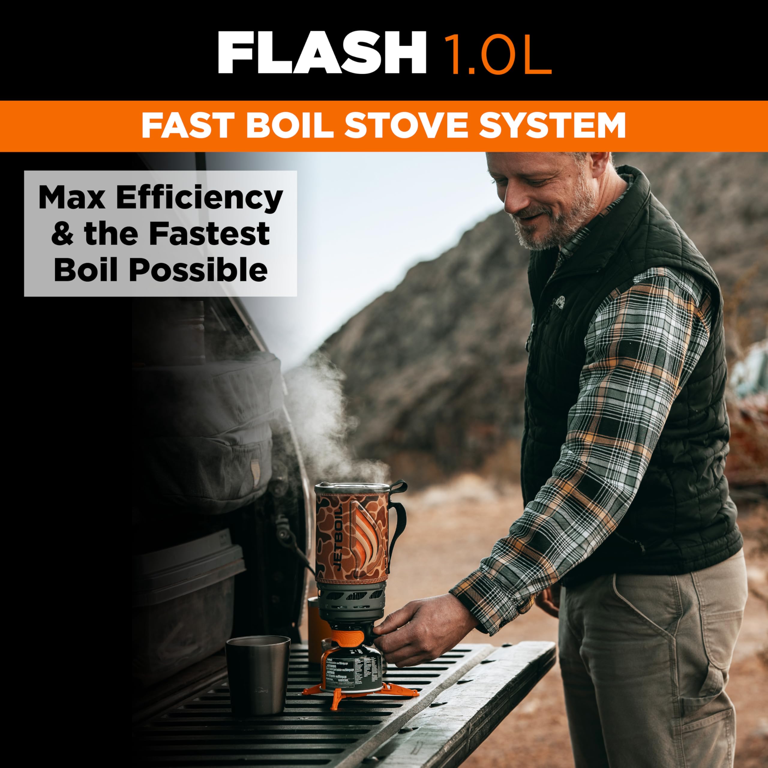 Amazon.com: Jetboil Flash 1.0L Portable Fast Boil Stove for