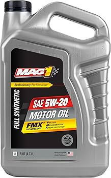 Amazon.com: Mag 1 20132 5W-20 Full Synthetic Motor Oil, 5 Quart