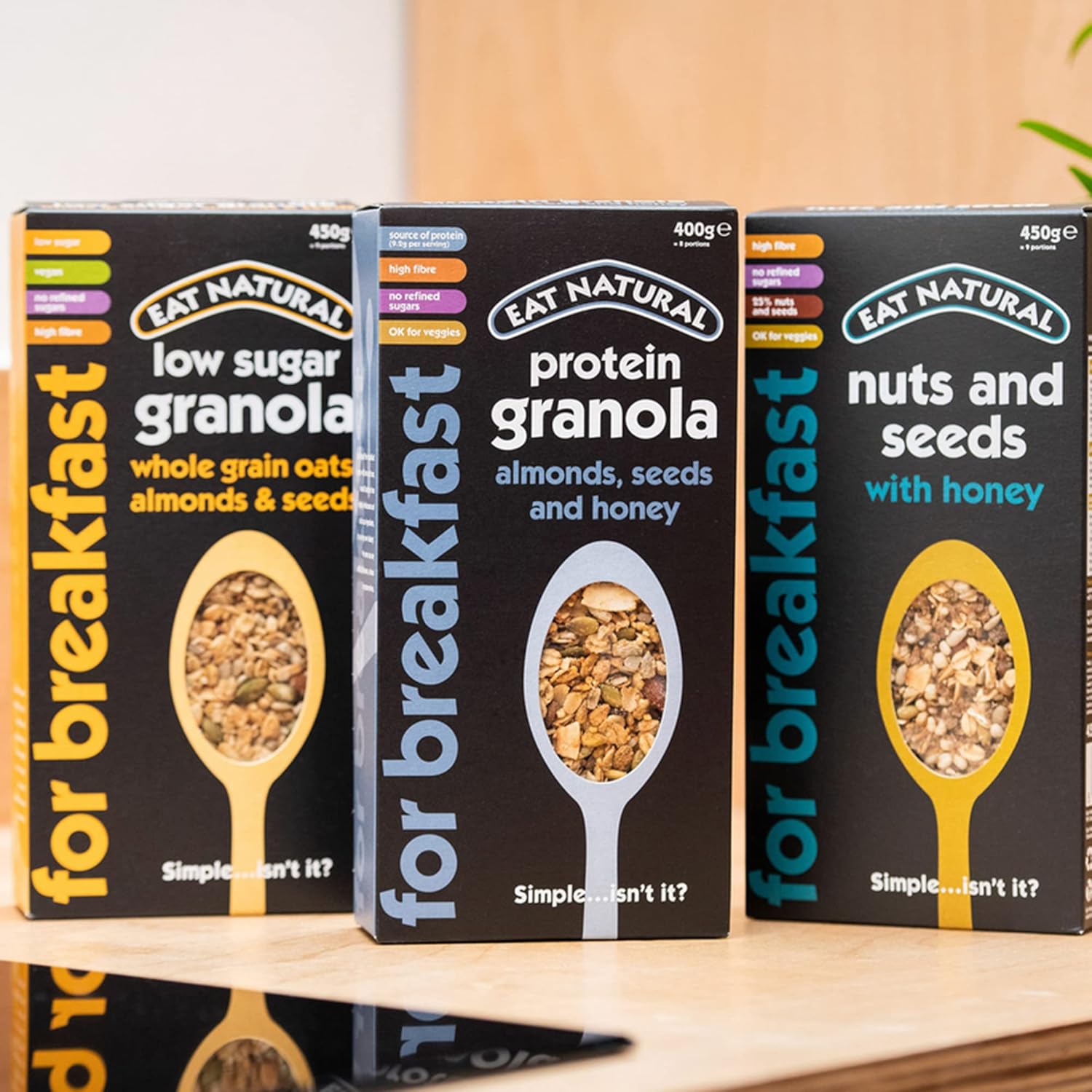 EAT NATURALL Breakfast with Nuts & Seeds, 450 GR