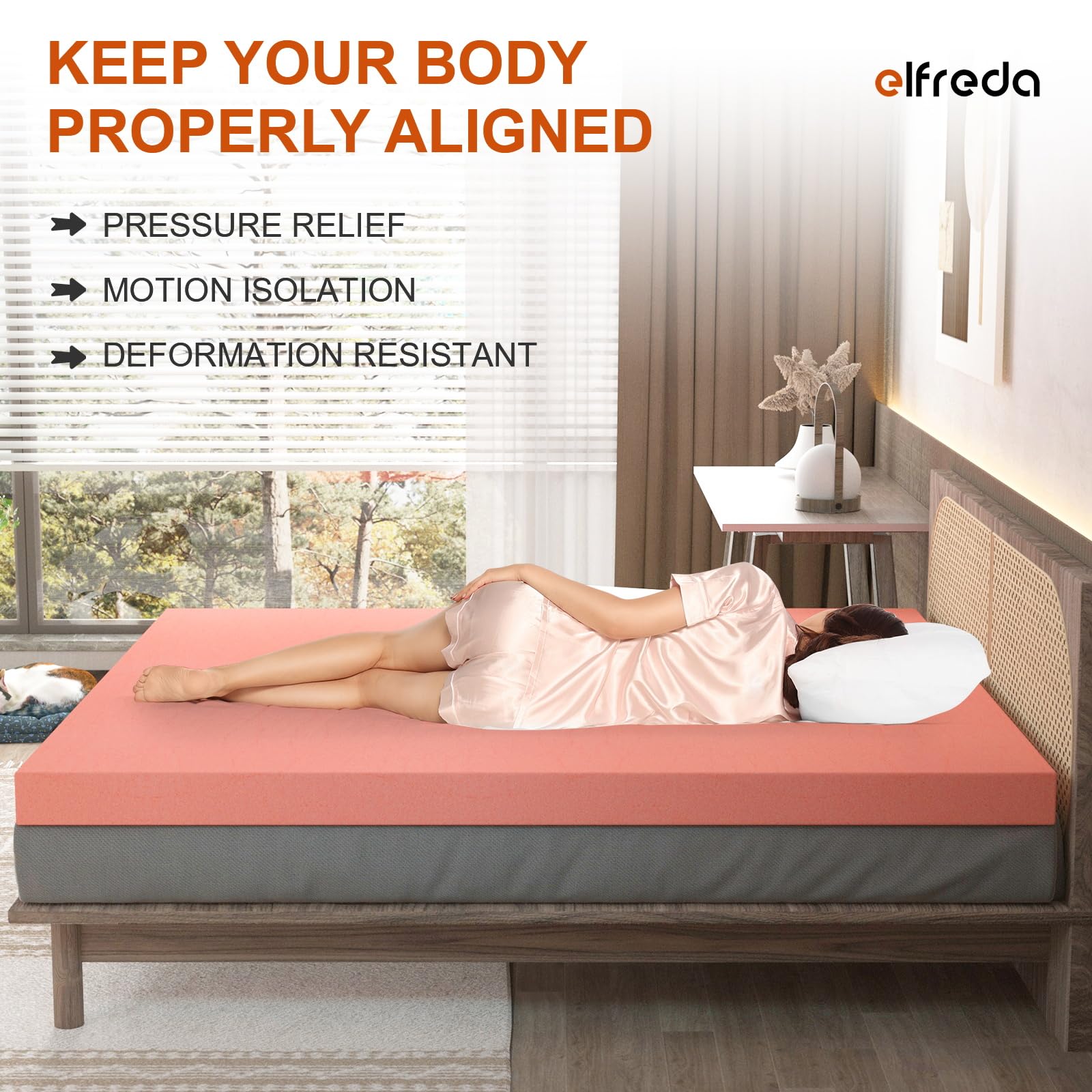 Amazon.com: Elfreda 3 Inch Twin XL Mattress Topper Pressure