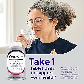 Centrum Silver Women\'s Multivitamin for Women 50 Plus, Multivitamin/Multimineral Supplement with Vitamin D3, B Vitamins, Non-GMO Ingredients, Supports memory and cognition in older adults - 65 Ct