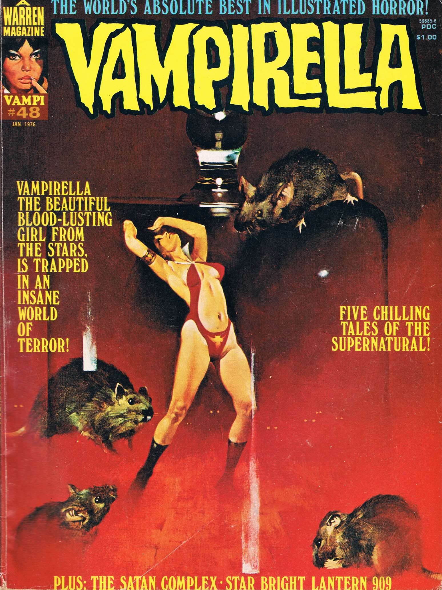 少年漫画 Vampirella #107 August 1982, Warren 少年漫画 Vampirella #107 August 1982, Warren Vampirella #107