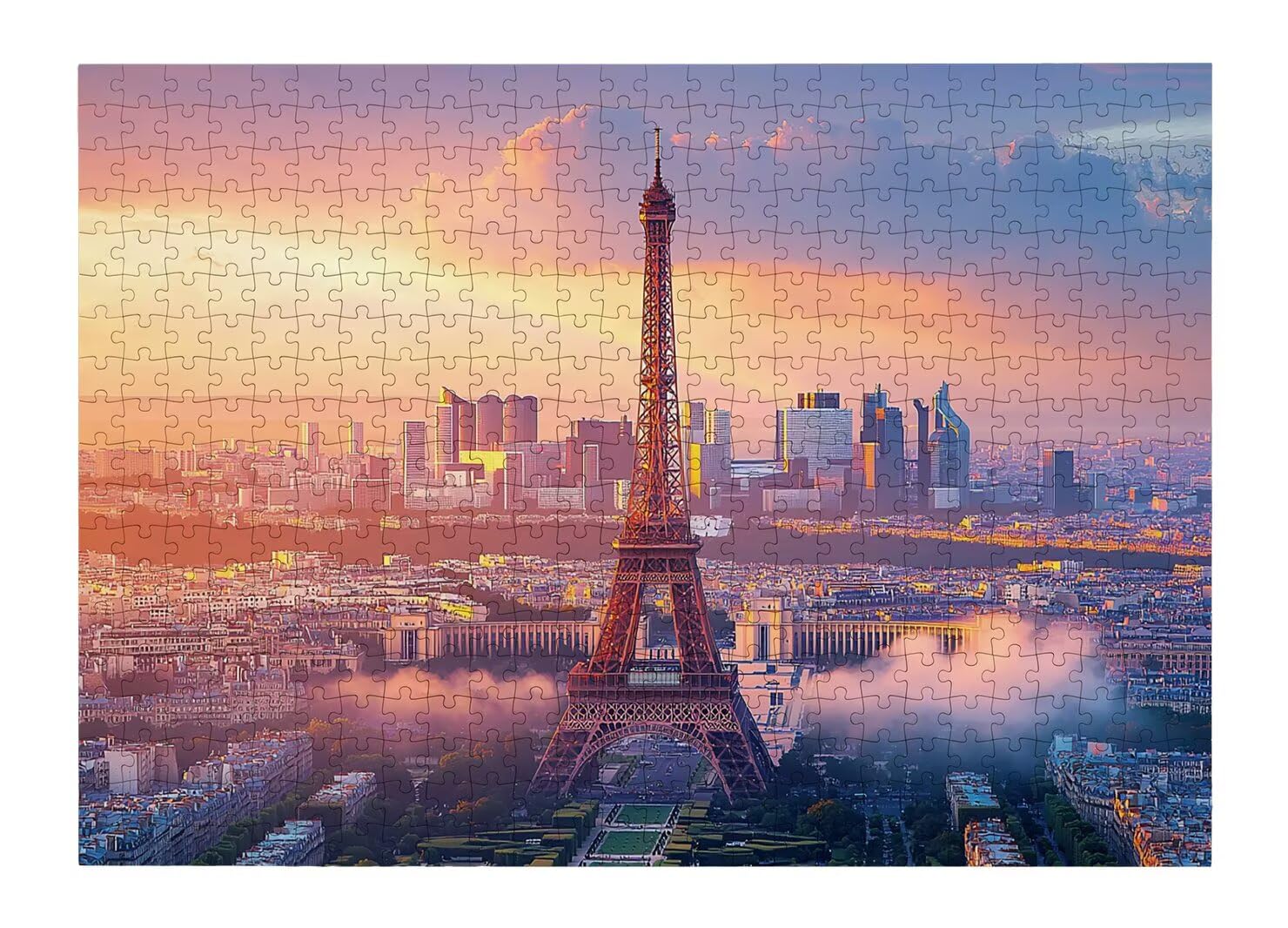 Puzzle 1000 Pezzi, Puzzle Parigi per Adulti, 70x50cm, Compact Box -4420
