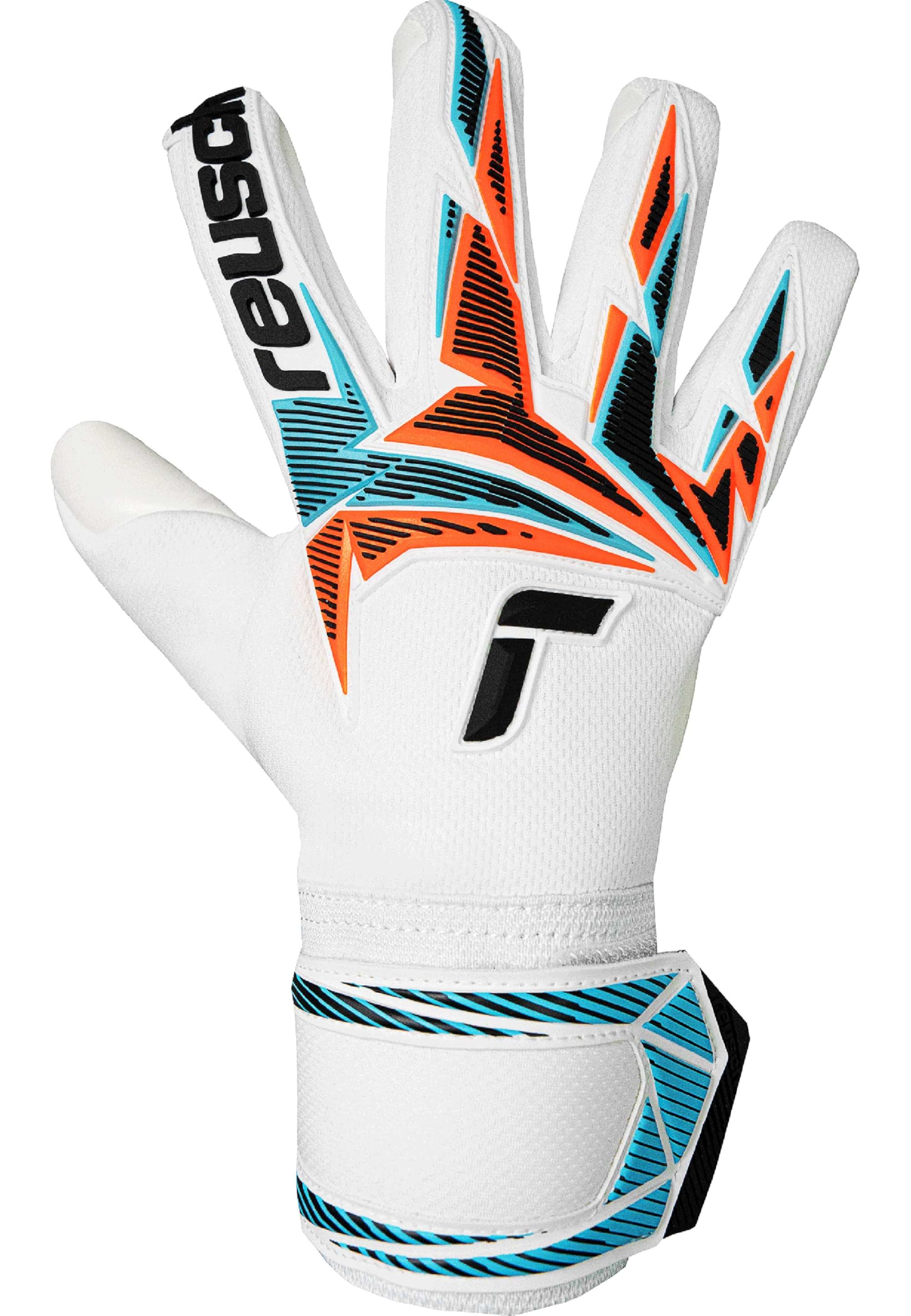 Reusch Guantes de Portero para Hombres Adultos | Excelente Agarre, Rendimiento Robusto y Ajuste Transpirable | para Entrenamiento y Partidos | Attrakt Freegel Advance
