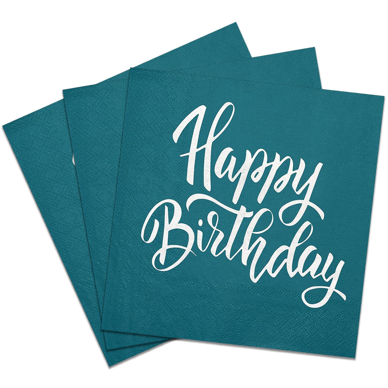 Serviettes Turquoise Jetables En Papier 2 Plis : Vaisselle Jetable