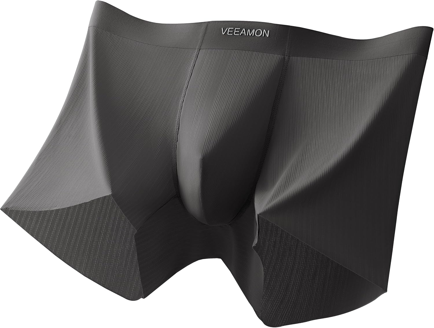Mens Ice Silk Underwear 4-Pack Boxer Briefs Cotton Modal Comfortable Soft Trunks Underwear With Gift Box
