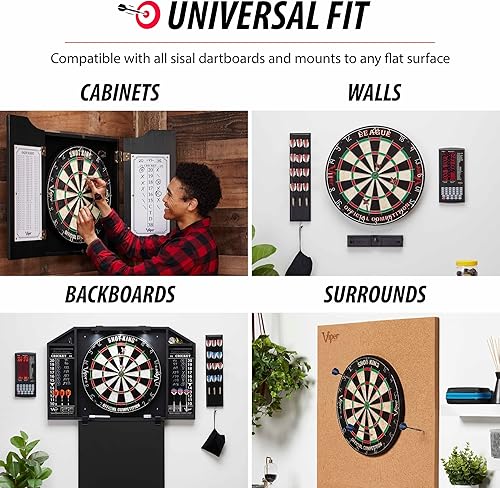 Miniatura 7 de Viper Soporte de montaje para diana de dardos QuickFit con cinta Viper Pro Line Oche