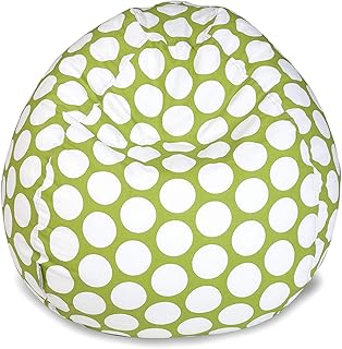 Majestic Home Hot Green Large Polka Dot Small Classic Bean Bag