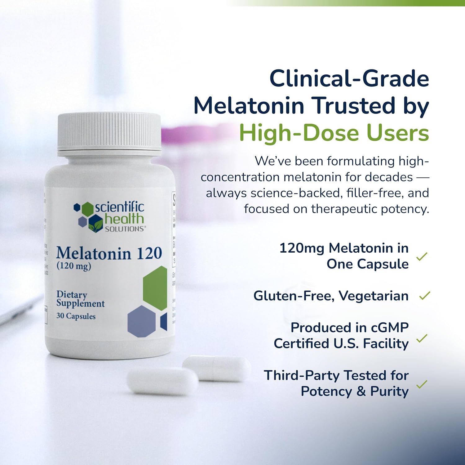 Melatonin 120mg High Dose Sleep Aid (2 Pack) image 4