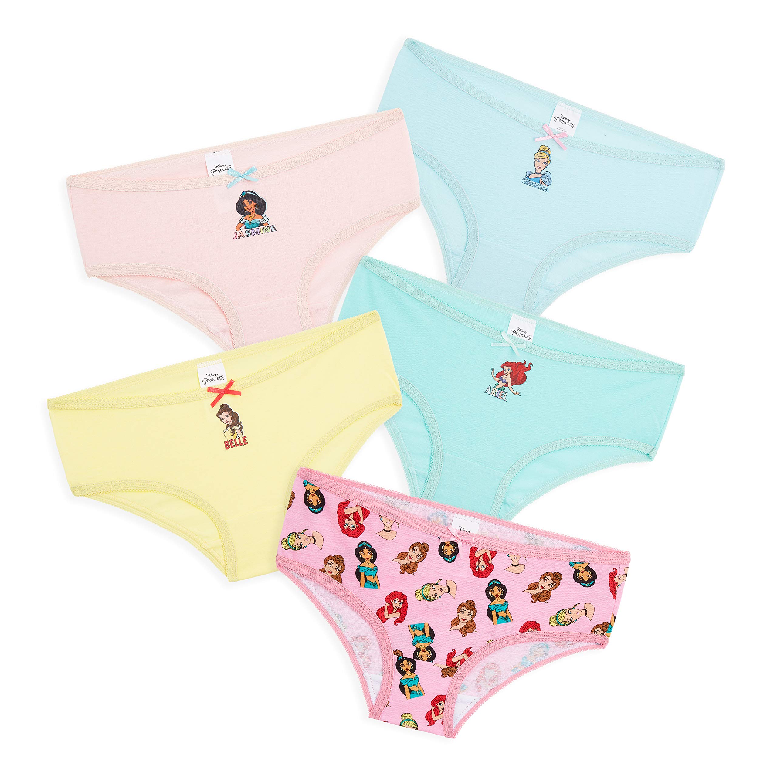 Buy Disney Princess Girls Knickers, Pack of 5 Girls Pants With