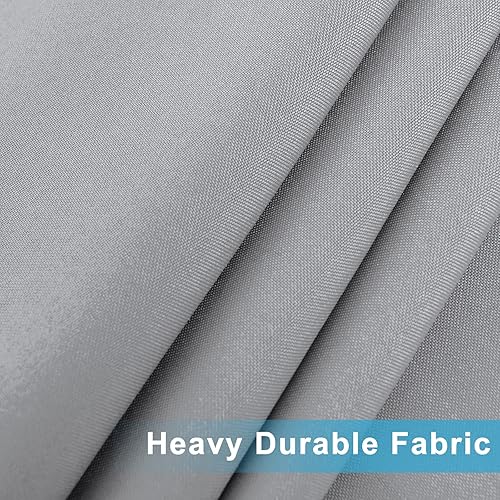 Miniatura 6 de XWZO Cortinas de cenefas de cocina para ventanas, sala de estar, dormitorio, baño, estilo granja, comedor, aislamiento térmico, bolsillo para barra,