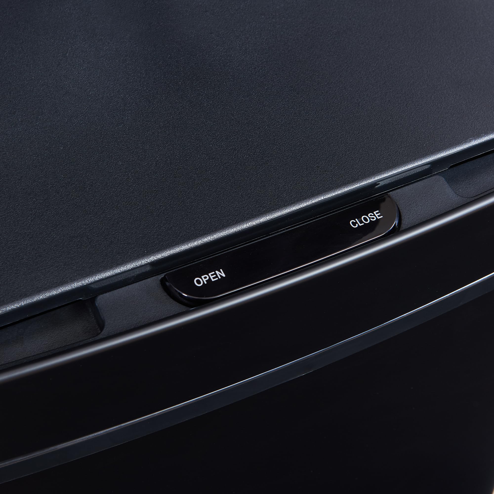 [en.casa] Sensor Mülleimer Venna Küche Mülltrennsystem 3 Fächer 72 L Abfalleimer Edelstahl mit Deckel 83 x 42 x 32 cm Schwarz