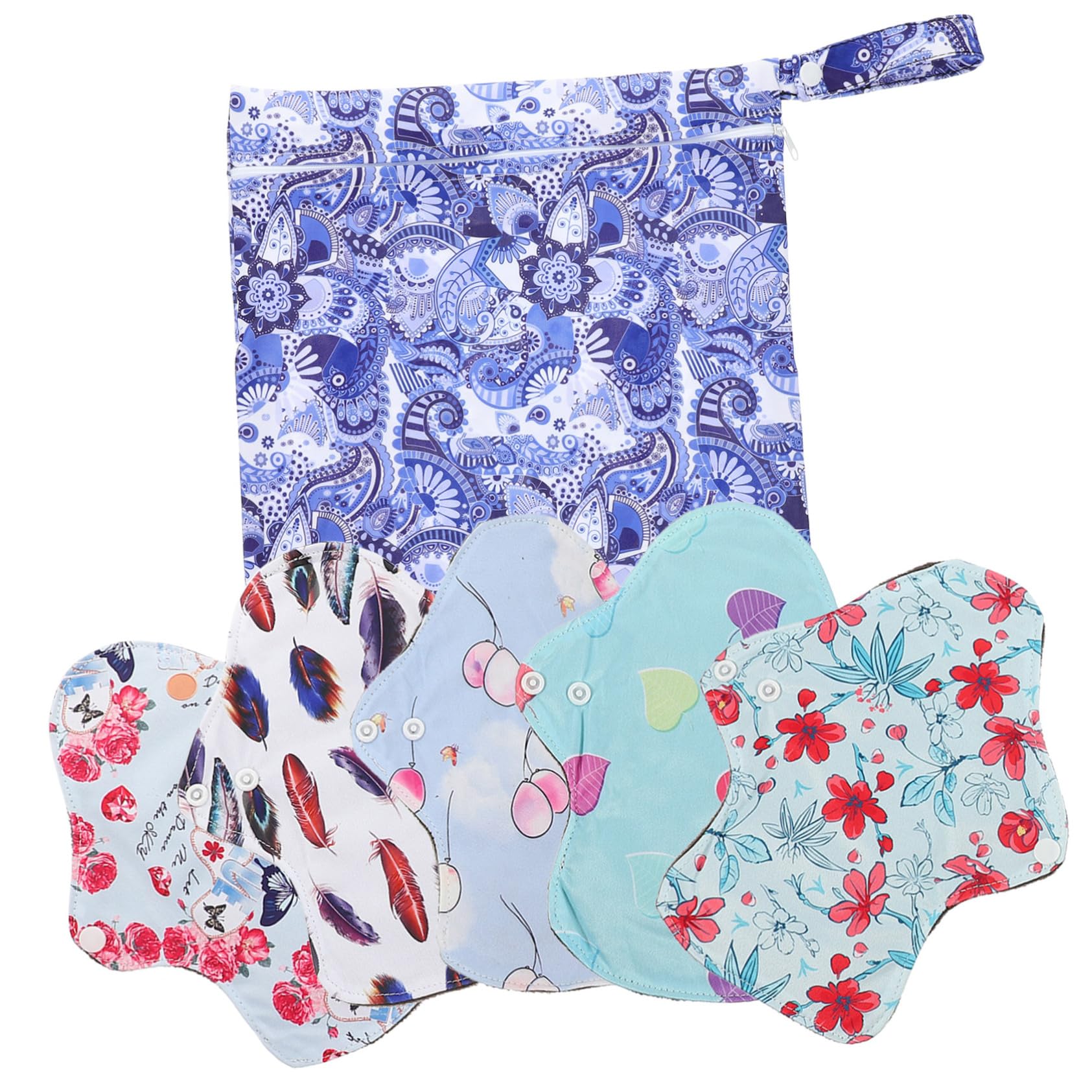 MAGICLULU 3juegos Compresas Menstruales Reutilizables De Lavables Paquete Para Absorbentes y Cómodas Para y Actividades