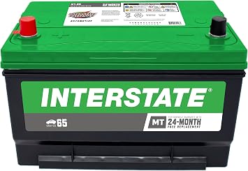 Interstate Batteries Group 65 Car Battery Replacement MT-65 12V, 675 CCA, Replacement Automotive Battery for Cars, Trucks, SUVs, Cargo Vans