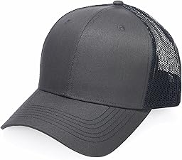 Cappellino Baseball Uomo Donna, Cappello Trucker con Rete Traspirante, Regolabile Snapback, Cappello Sportivo Casual per Estate, Taglia Unica 55-60 cm