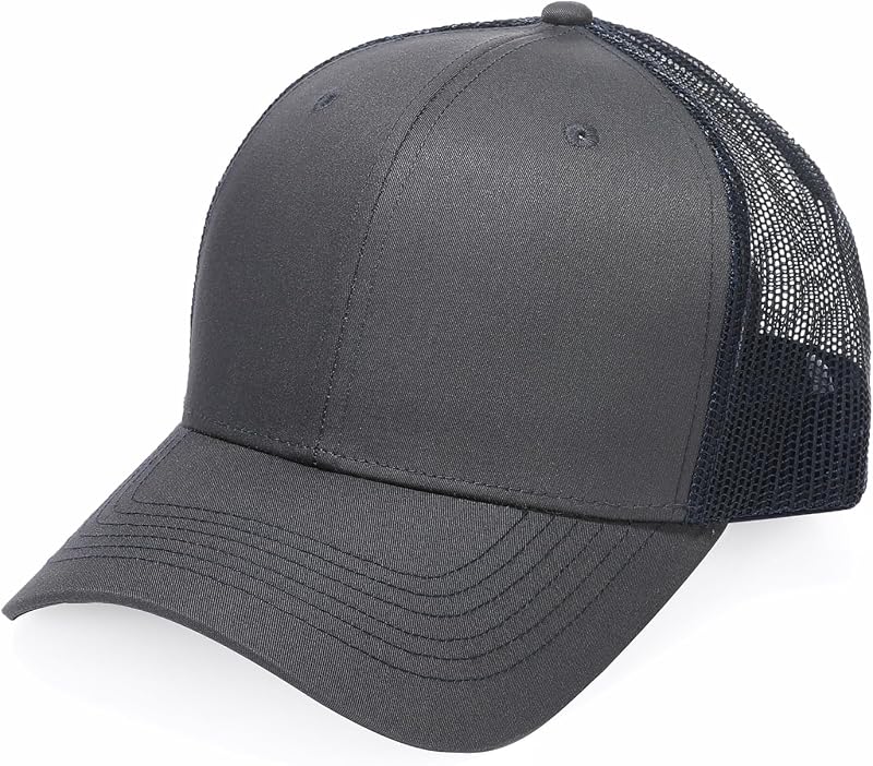 Cappellino Baseball Uomo Donna, Cappello Trucker con Rete Traspirante, Regolabile Snapback, Cappello Sportivo Casual per Estate, Taglia Unica 55-60 cm