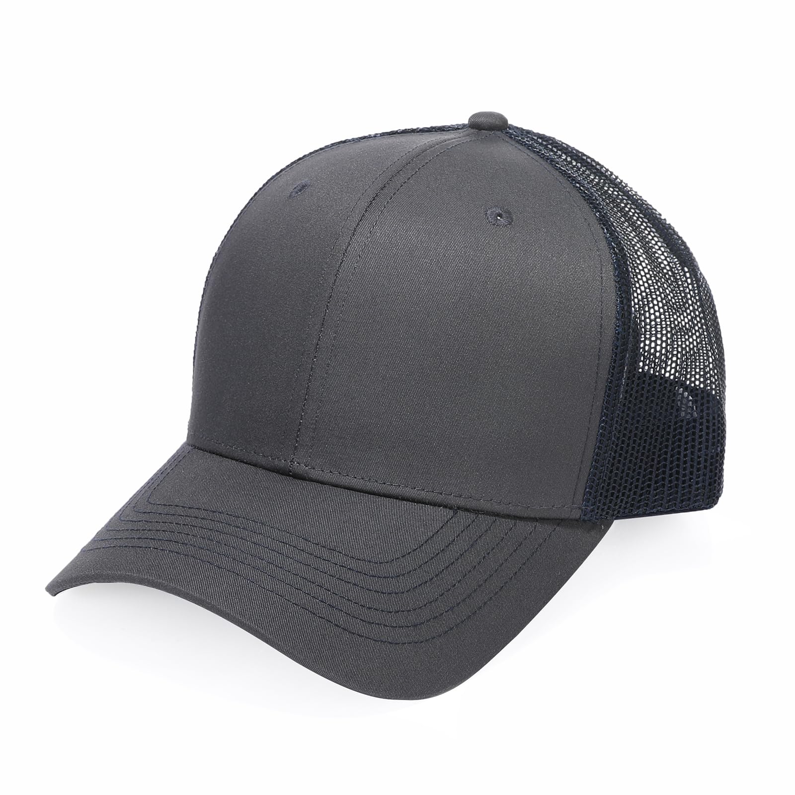 Cappellino Baseball Uomo Donna, Cappello Trucker con Rete Traspirante, Regolabile Snapback, Cappello Sportivo Casual per Estate, Taglia Unica 55-60 cm