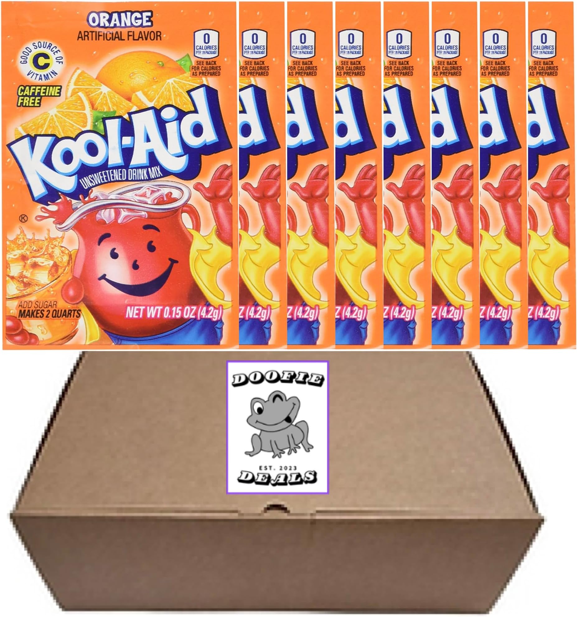Kool-Aid Drink Mix - 8 Packets (Orange)