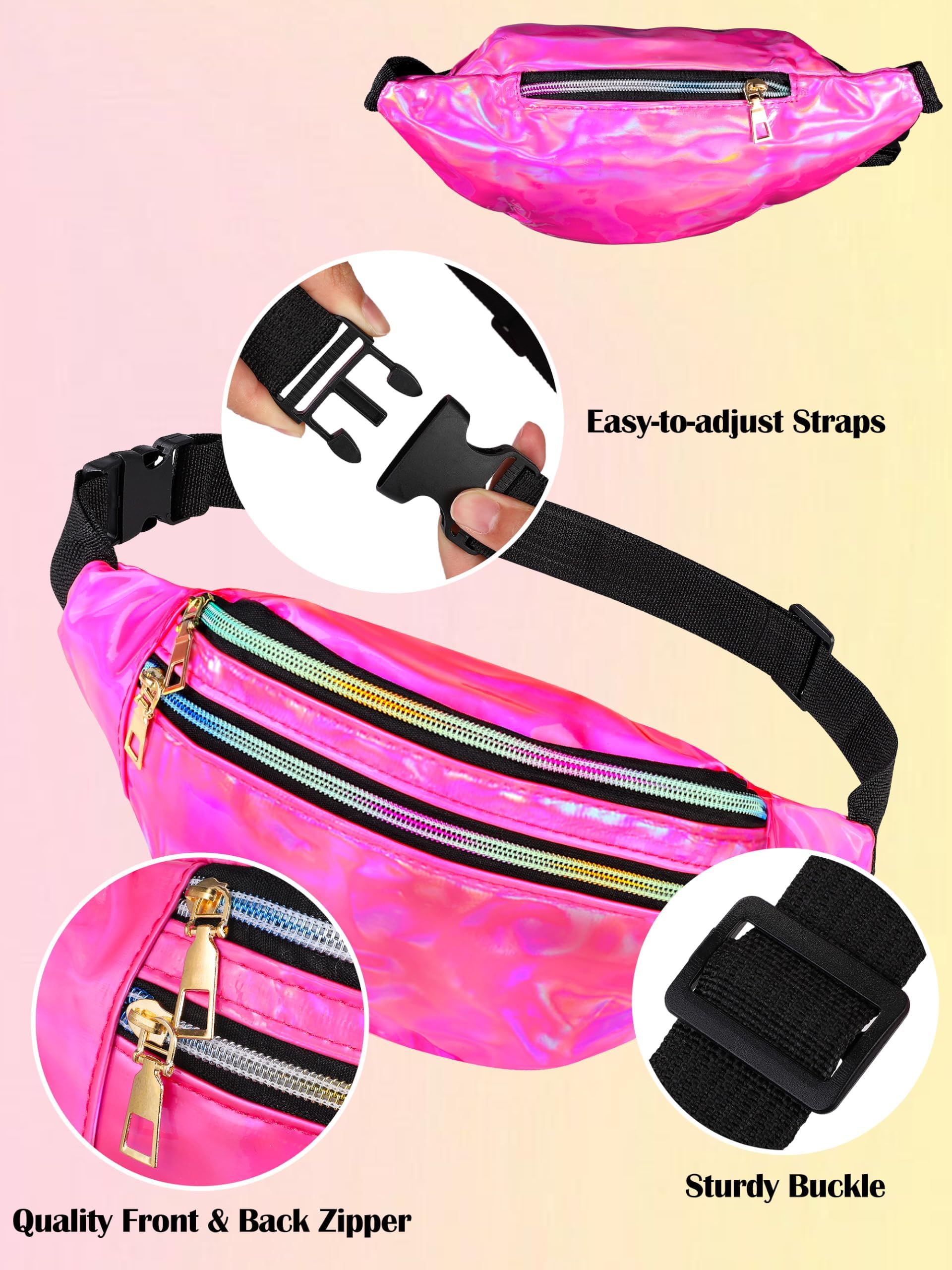 AOTHSO 24 Stücke Halloween Frauen 80er Jahre Kostümzubehör Set 80er Jahre Cosplay T-Shirt Tutu Hose Racerback Top Fanny Pack Handschuhe Beinwärmer für Party