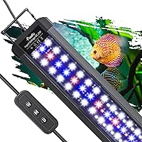 Vista 20 de Pawfly Luz LED de acuario de 6 W para peceras de peces de 6" a 10" Luz de tanque de peces extensible con luces brillantes de espectro completo