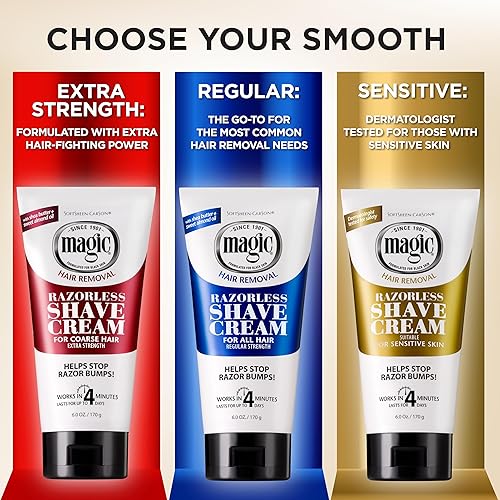 Miniatura 5 de Softsheen-Carson Magic razorless Crema Afeitado – Fuerza extra para Barbas grueso, 6 oz