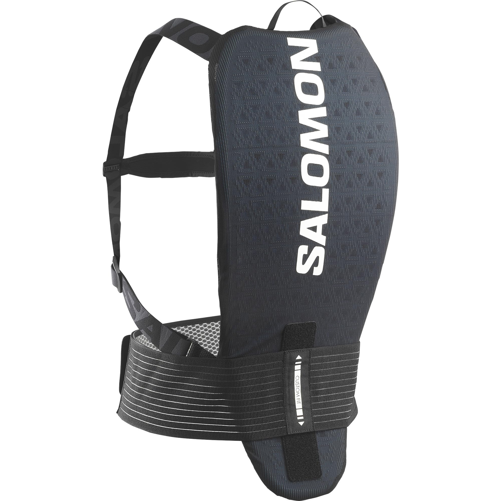 Salomon FLEXCELL, Unisex Body Protection Vest for Trail Running, Hiking, and Outdoor Sports Adventures, Black, XS