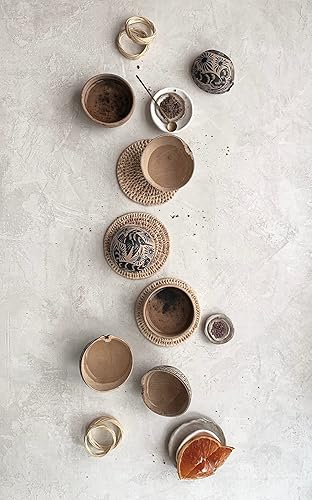 Miniatura 5 de Mezcal Jicaras (tamaño pequeño, vaso de chupito) - Capacidad para 2-3 onzas - Tallado a mano en México con base de fibra natural (negro, 4)