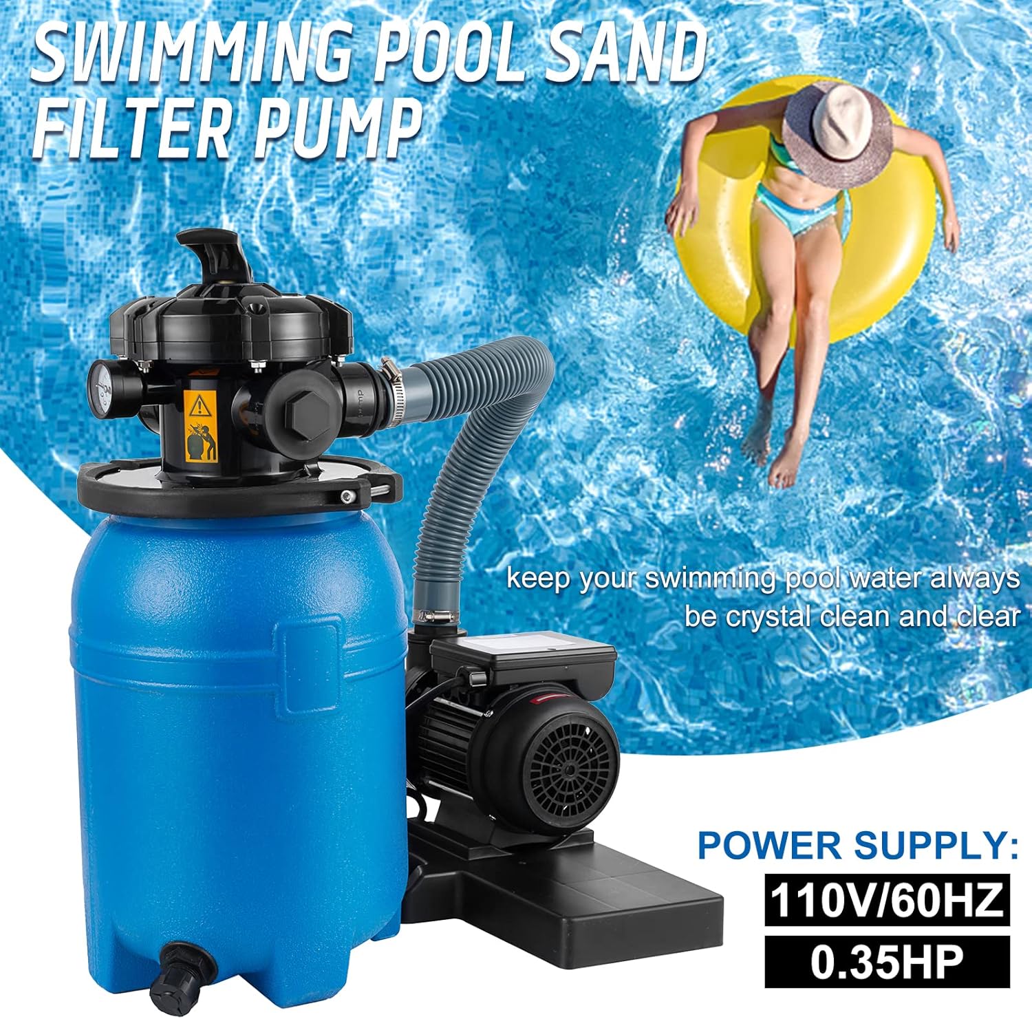 Sand Pool Filter System 10000 Gallon 