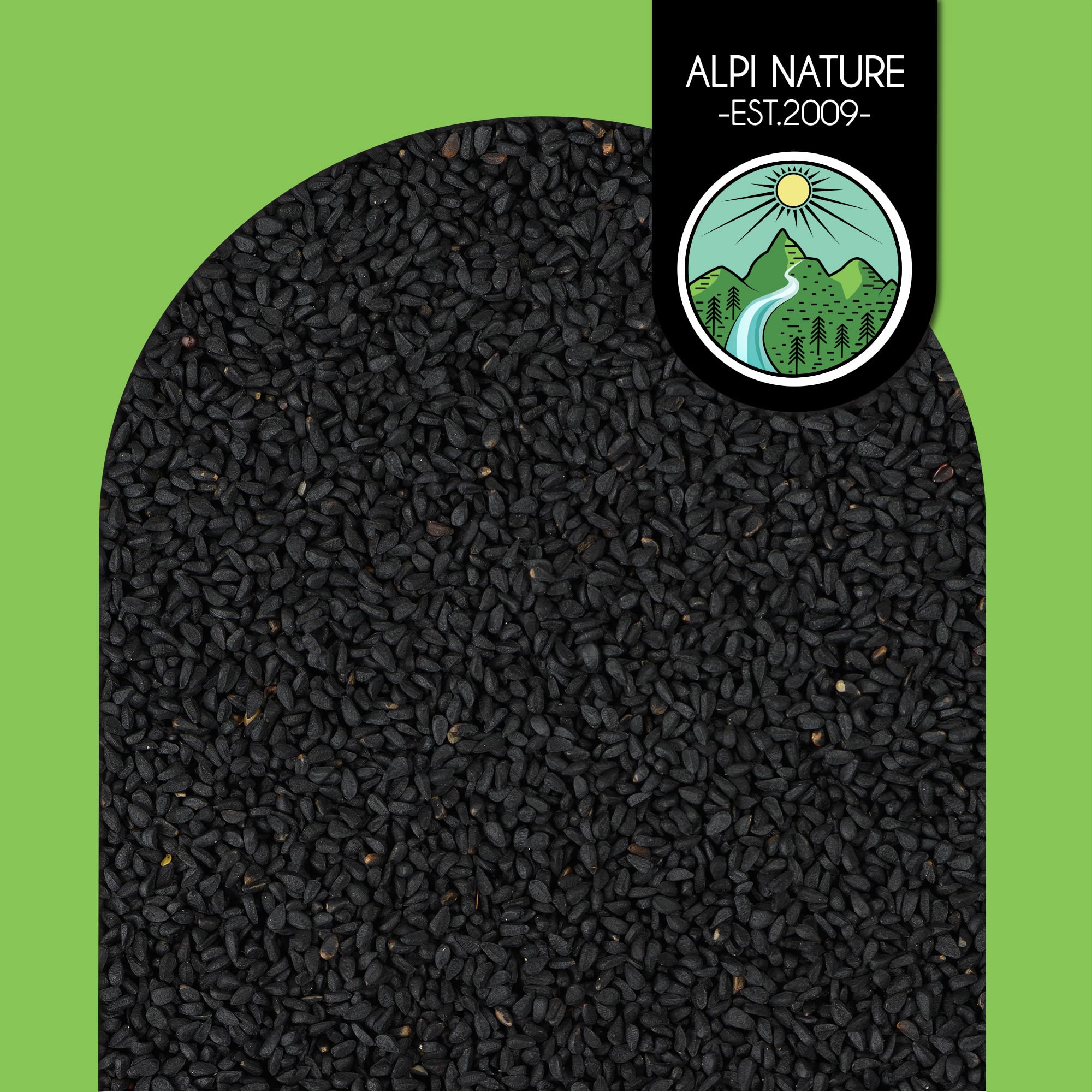 Alpi Nature Cumin Graines Noir BIO 500g, Graines de Cumin Noir Entières pour la Cuisine et la Pâtisserie