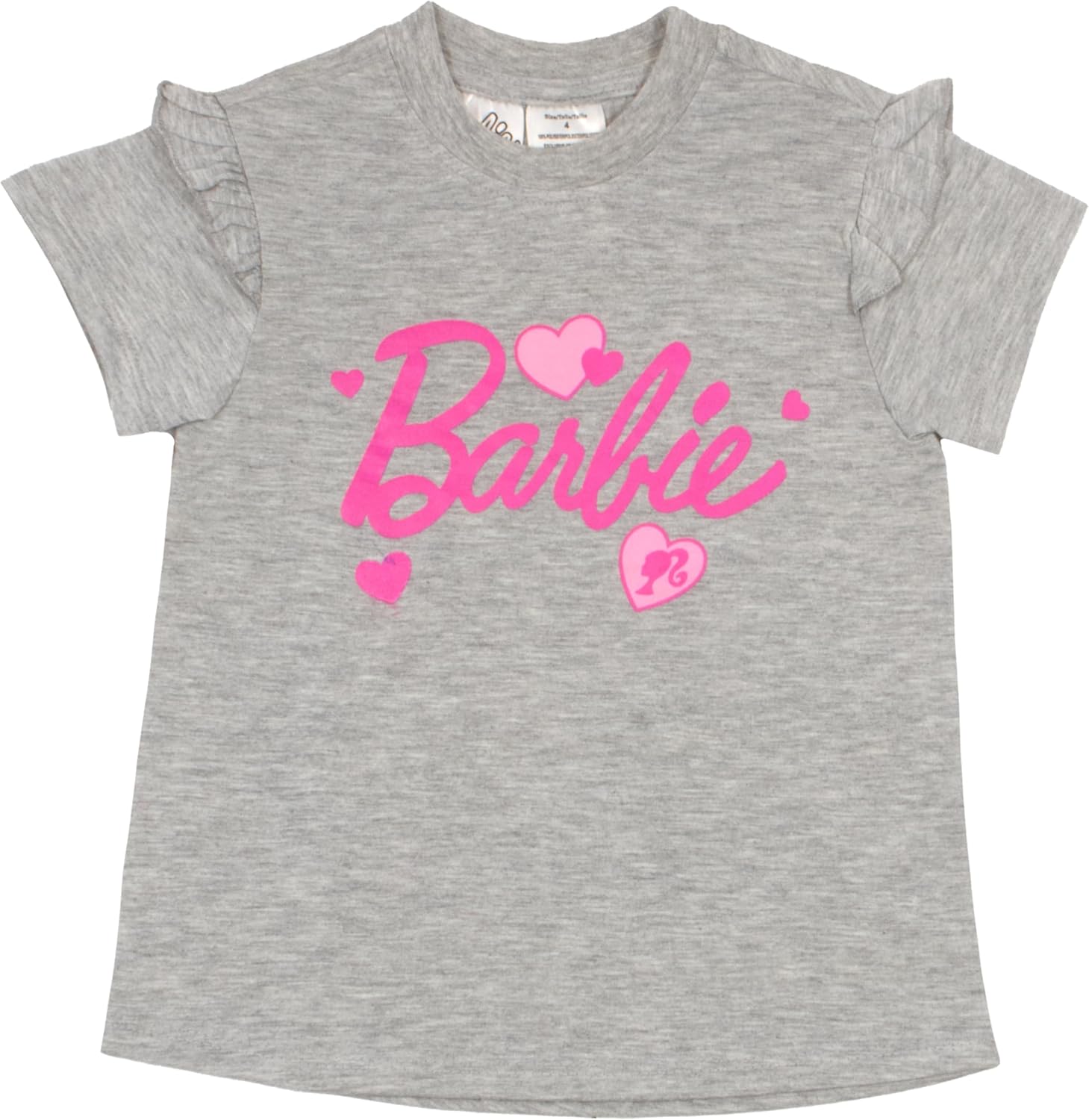 Barbie Girls Short Sleeve T-Shirt & Leggings Set, Short Sleeve Tee and Leggings 2 Piece Set for Girls - Image 3