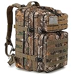 QT&QY 45L Military Tactical Hunting Backpacks for Men Camouflage Molle Army Assault Pack 3 Day Bug Out Bag Hiking Treeking Rucksack