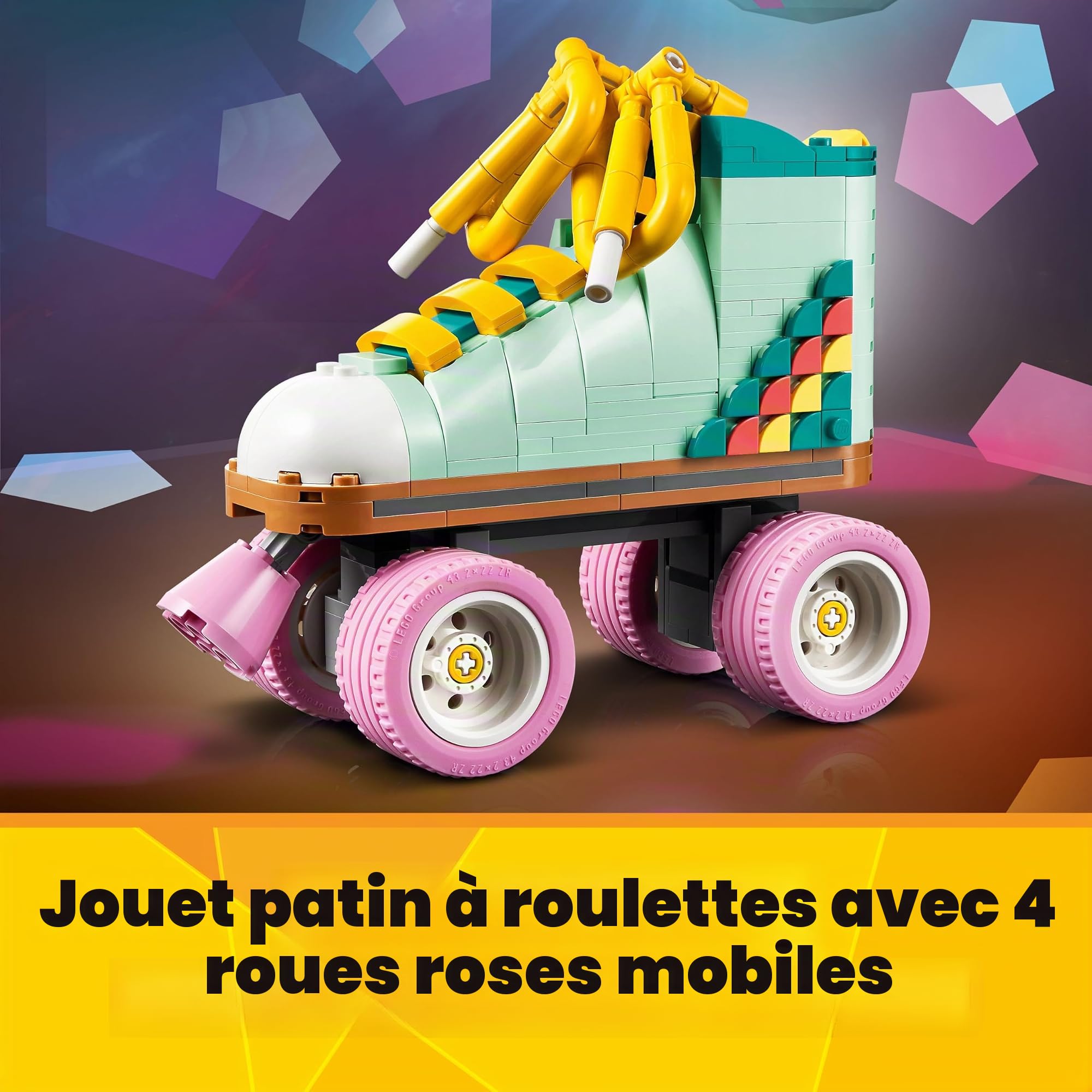 LEGO Creator Les Patins à roulettes Rétro, Jouet pour Filles et Garçons & Creator 3-en-1 L’Appareil Photo Rétro, Jouet avec 3 Modèles pour Filles et Garçons, Déco de Bureau et de Chambre