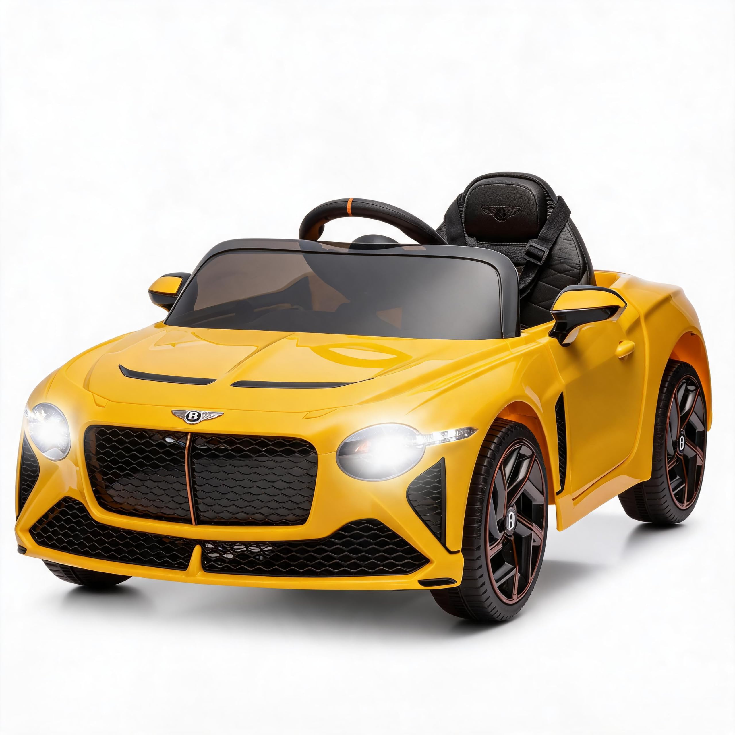 Auto Elettrica Per Bambini Bacalar 12V Con Licenza, Porte a Forbice, Sospensioni e 3 Velocità. Dotata Di Luci LED, Clacson, Lettore MP3 e Telecomando, Sicura Per Bambini 3-8 Anni.