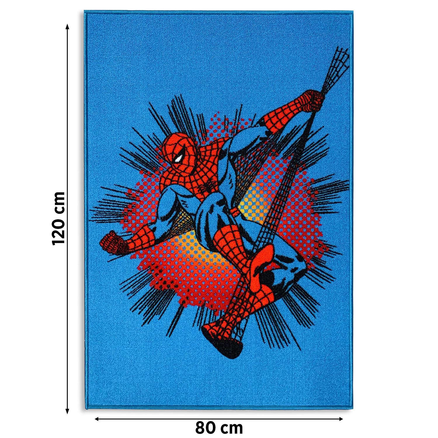 Antypoślizgowy dywan do pokoju dziecięcego Marvel Spiderman 80 x 120 cm 4951