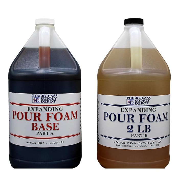 Buy 2 Lb Density Expanding Pour Foam, 2 Part Polyurethane Closed Cell