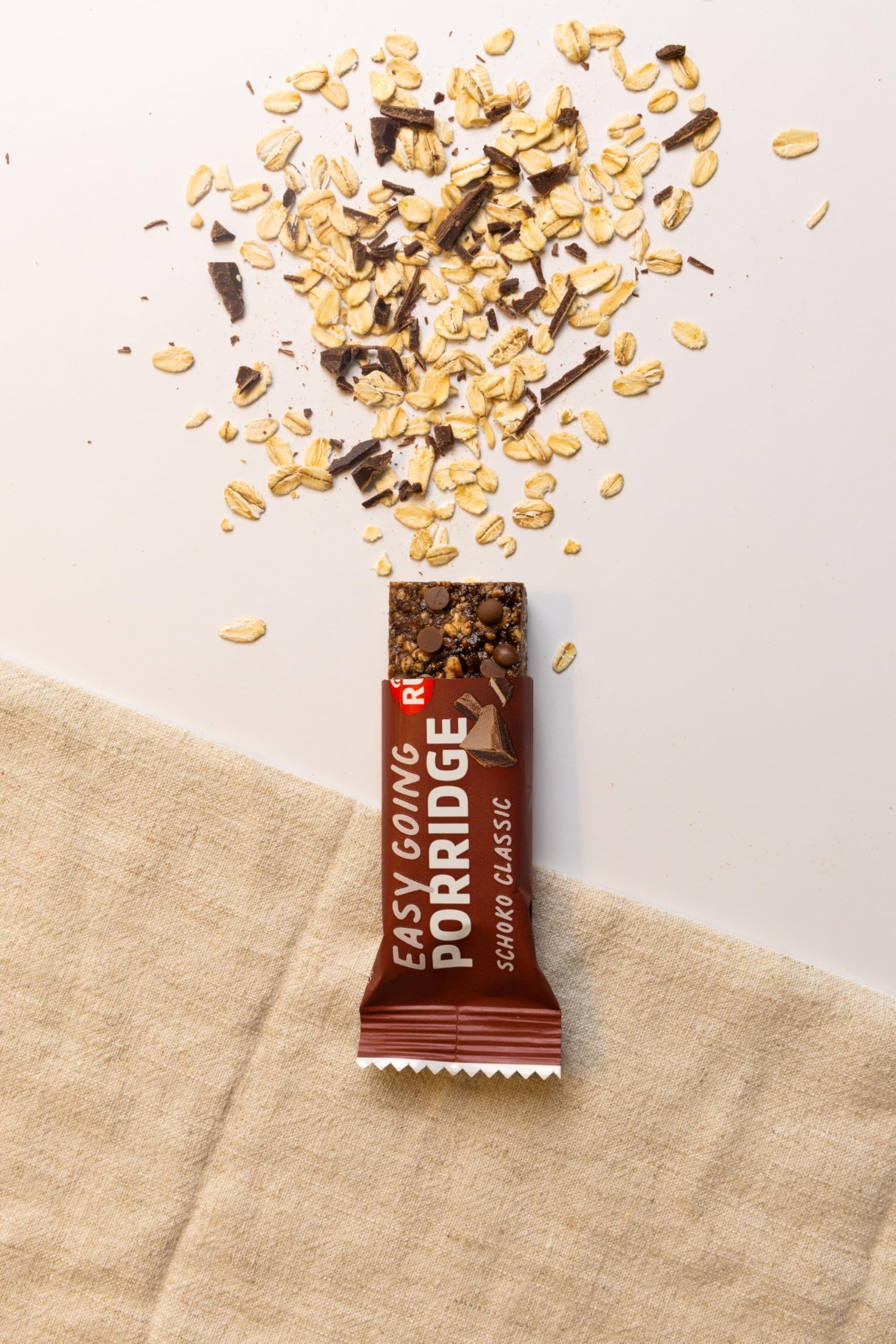 RUF Easy Going Porridge Riegel Probier Set (18 Stück), Müsliriegel aus Vollkornhaferflocken in 6 abwechslungsreiche Sorten, der ideale Snack To Go