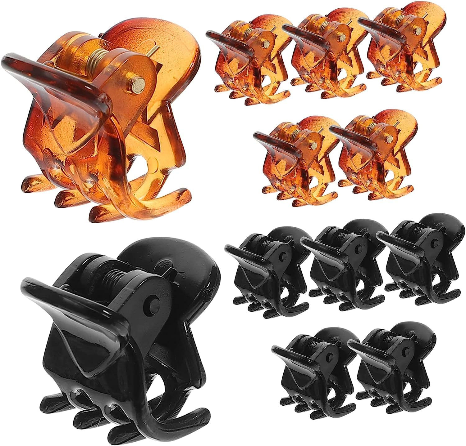 Haarspangen für Haare Klaue 24 Stück Mini Haarspangen für Damen Haaraccessoires für Frauen Mini Clips für Klaue für dünne Haare Haarspange für Haar für bam